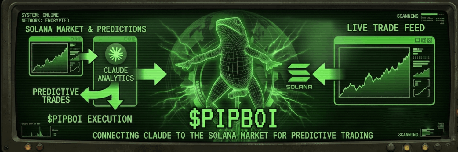 $PIPBOI — connecting Claude to the Solana market